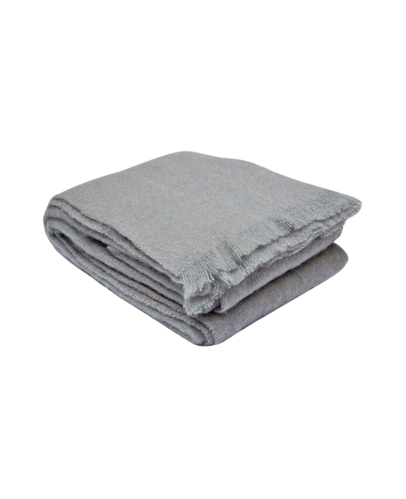 Mist Mohair Blanket and Throw